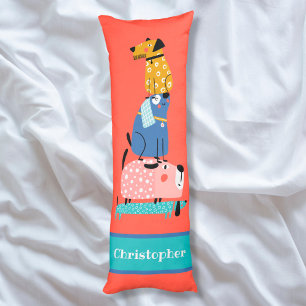 Funny Dogs Kroppskudde