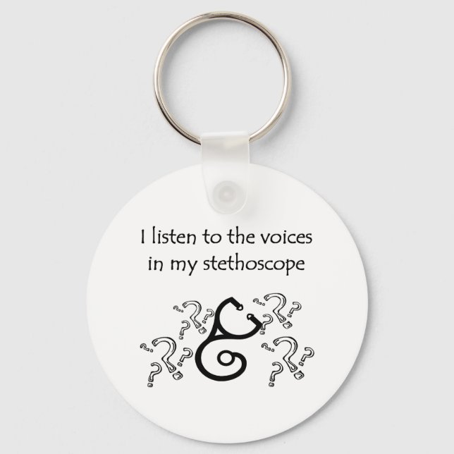Funny Doktor eller Nurse T-shirts och presenter Nyckelring (Framsida)