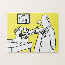 Funny Doktor med Stethoscope Pussel