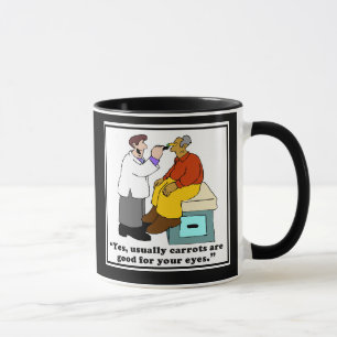Funny Doktor Mugg eller Optometrist Mugg - Morot T