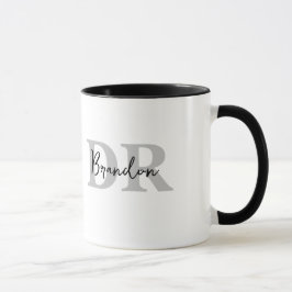 Funny Doktor Mugg med Monogram Namn