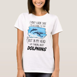 Funny Dolphin Älskare T Shirt
