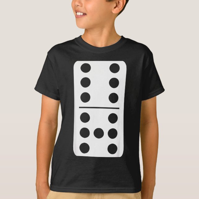 Funny Domino Meme Six Seven Play Strategy Number H T Shirt (Framsida)
