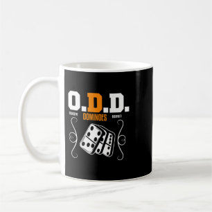Funny Dominoes Player Shirt Dominoes Gaminoes Kaffemugg