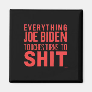 Funny Donald Trump 2024 Allt Joe Biden Touch Magnet