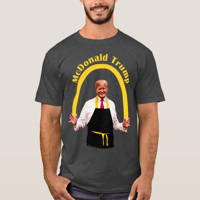 Funny Donald Trump 2024 Fransk Fries offertnota T Shirt (Framsida)