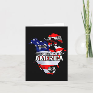 Funny Donald Trump American Flagga Kanada Grönland Kort