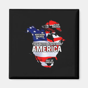 Funny Donald Trump American Flagga Kanada Grönland Magnet