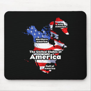 Funny Donald Trump American Flagga Kanada Grönland Musmatta