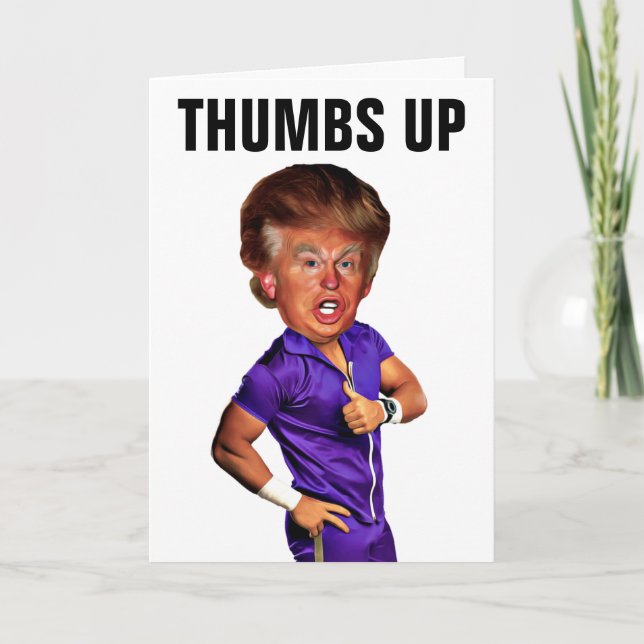 FUNNY DONALD TRUMP BRÖLLOP GRATTISS CARDS KORT (Framsida)