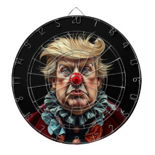 Funny Donald Trump Clown Dart Board Darttavla