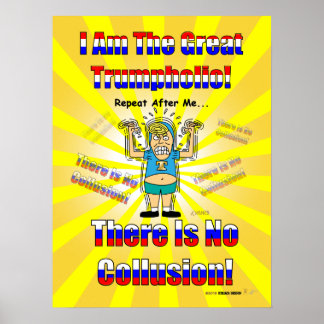 Funny Donald Trump Den Underbara Trumpholio Poster