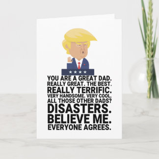 Funny Donald Trump Fars dag Kort