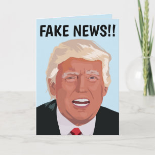FUNNY DONALD TRUMP FUNNY FÖDELSEDAGSKORT KORT