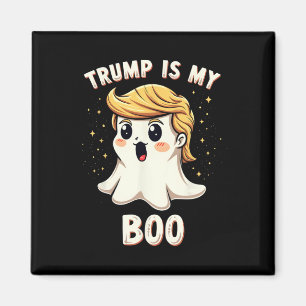 Funny Donald Trump Ghost Halloween fest Spooky Magnet