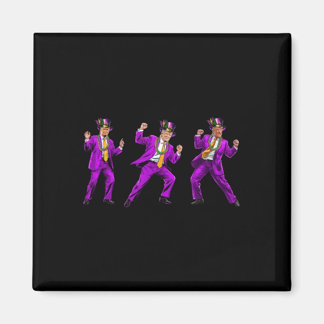 Funny Donald Trump Gör Mardi Gras Underbar igen Magnet (Framsidan)