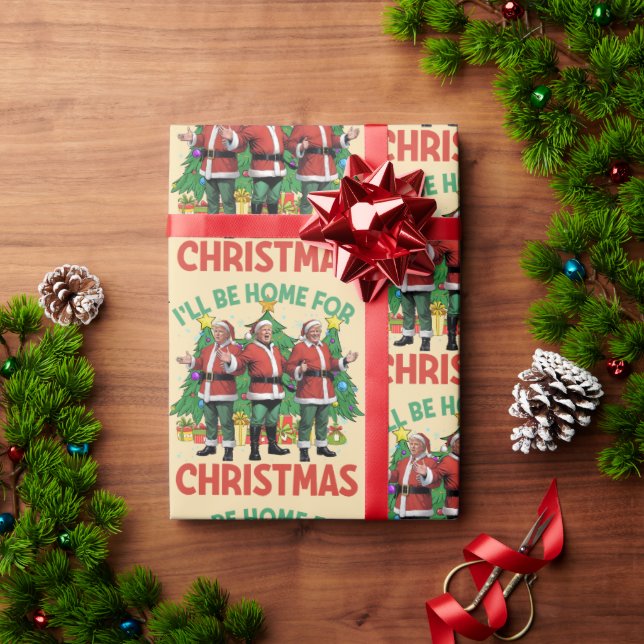 Funny Donald Trump Hemma till jul Presentpapper (Julgåva)