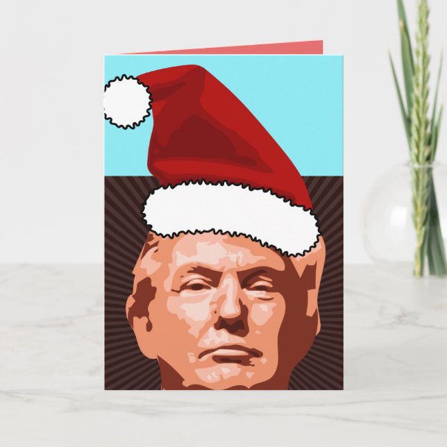 Funny Donald Trump julkort CARDS Helgkort (Framsida)