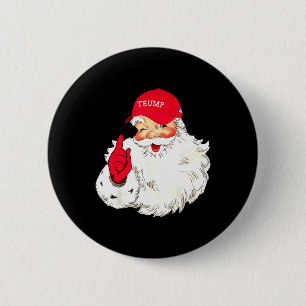 Funny Donald Trump Jultomten jul Helgdag Knapp