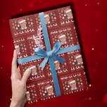 Funny Donald Trump Maga La La Ugly jul Presentpapper<br><div class="desc">Funny Donald Trump Maga La La Ugly jul,  Superskoj Trump Gift Wrap</div>