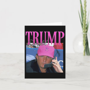 Funny Donald Trump Miss Me ändå Y2k Vintage 90s Tr Kort