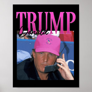 Funny Donald Trump Miss Me ändå Y2k Vintage 90s Tr Poster
