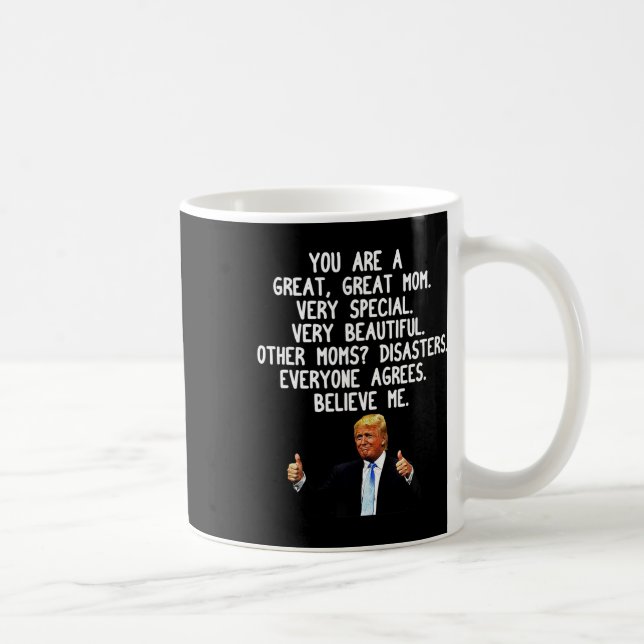Funny Donald Trump Mor39s Day Gag Gift Conserva Kaffemugg (Höger)