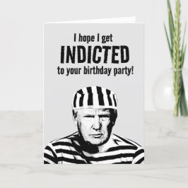 Funny Donald Trump Mugshot Birthday Kort