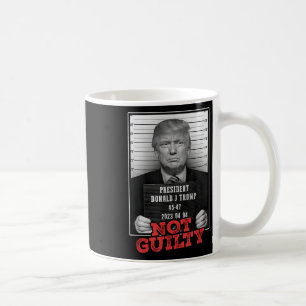 Funny Donald Trump Not Guilty Mugg Shot, gratis