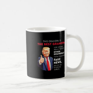 Funny Donald Trump-offert för Konservativ Grandpa Kaffemugg