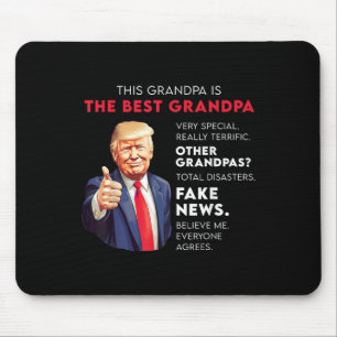 Funny Donald Trump-offert för Konservativ Grandpa Musmatta