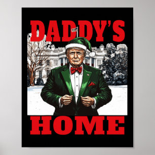 Funny Donald Trump Pappor Home White House Kristus Poster