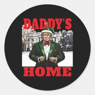 Funny Donald Trump Pappor Home White House Kristus Runt Klistermärke