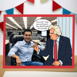 Funny Donald Trump Politiskt humor Birthday Photo Kort<br><div class="desc">Ge "Jag har en födelsedagskorpa med det här Donald Trump-fotokortet!" En höger med trumppunkter för tecknad vid uppladdad sida med texten "Du kan inte vara ung för evigt, du håller inte korten." Öppna kortet för att hitta slå-raden:) Det är en fräckt liten nod till aktuella politiska händelser: Anpassa det, skicka...</div>