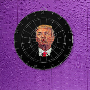 Funny Donald Trump Pucker Dart Board Darttavla