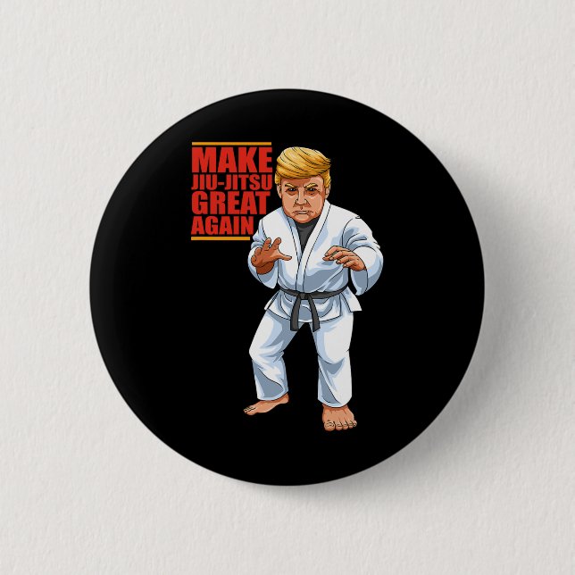 Funny Donald Trump Republican - Jiu-jitsu och Bjj Knapp (Framsida)