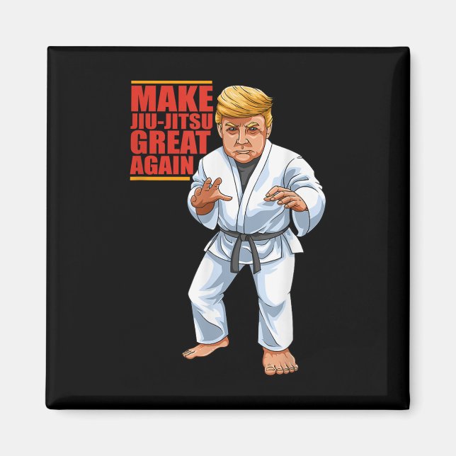 Funny Donald Trump Republican - Jiu-jitsu och Bjj Magnet (Framsidan)
