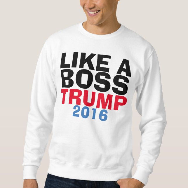 Funny Donald Trump T-shirts & Sweathshirts, CHEF Långärmad Tröja (Framsida)