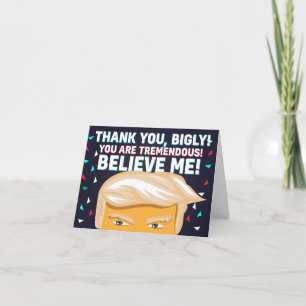 Funny Donald Trump Thned Tack Kort