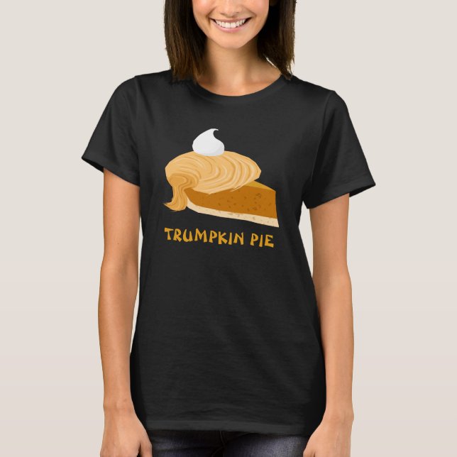 Funny Donald Trump Trumpkin Paj T-shirt (Framsida)
