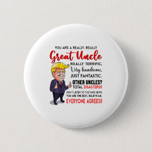 Funny Donald Trump Youre A Verkligen Underbar farb Knapp