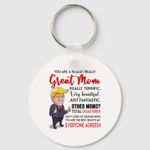 Funny Donald Trump Youre A Verkligen Underbar Mamm Nyckelring
