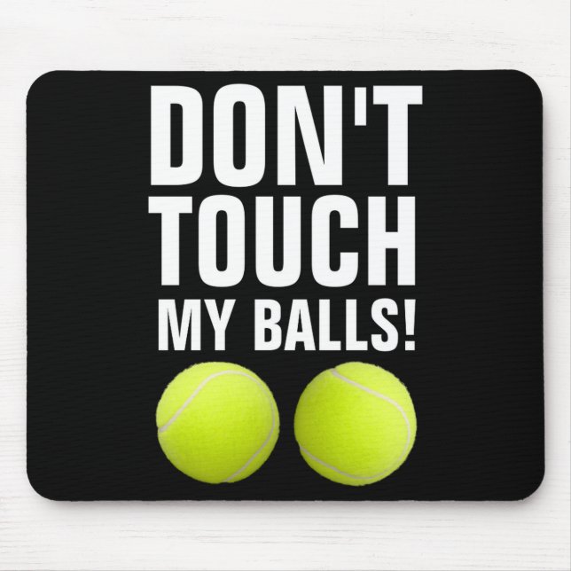 Funny Dont Touch My Pandemic Tennis  Musmatta (Framsidan)