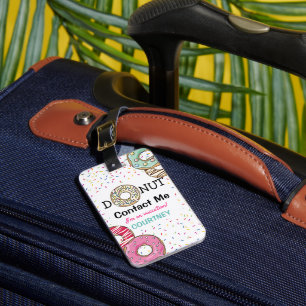 Funny Donut Älskare Pastel Travel Bagagebricka