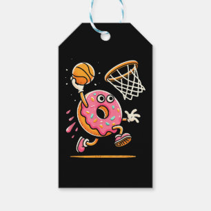 Funny Donut Dunking Basketball Food Champ Sports D Presentetikett