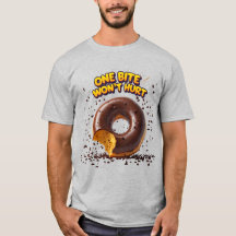 Funny Donut - En Bita Ontr inte T-Shirt