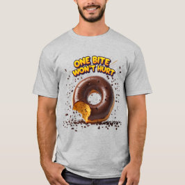 Funny Donut - En Bita Ontr inte T-Shirt