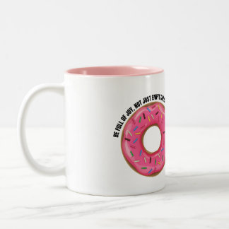 Funny Donut Mug – Real & Ridiculously Tasty Två-Tonad Mugg