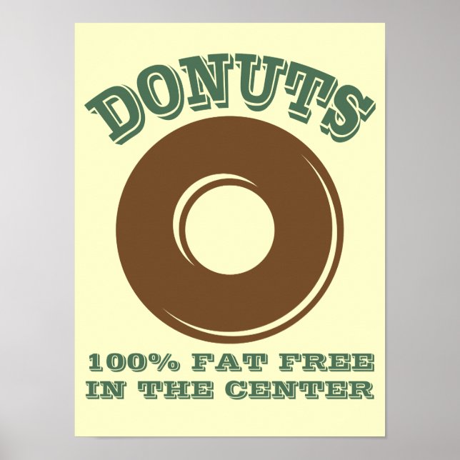 Funny Donut Poster (Framsidan)
