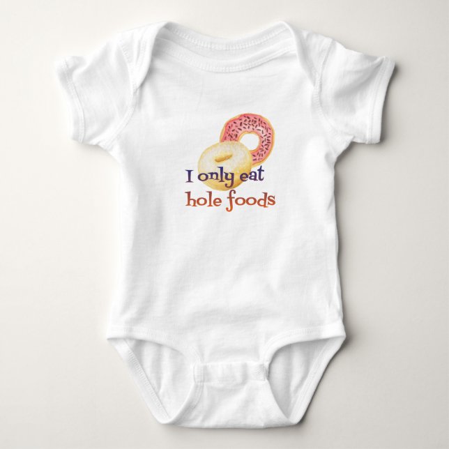 Funny Donut Quote T-shirt (Framsida)